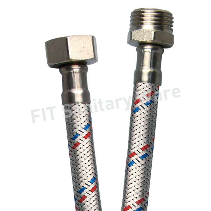 Flexible Stainless Steel 304 Braided Hose with Brass Nut - Factory Fresh