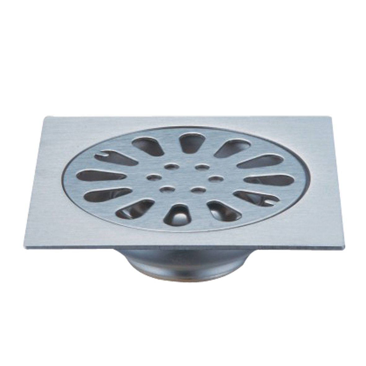 Manufacturer's Stainless Steel 304 Shower Drain with Square Strainer