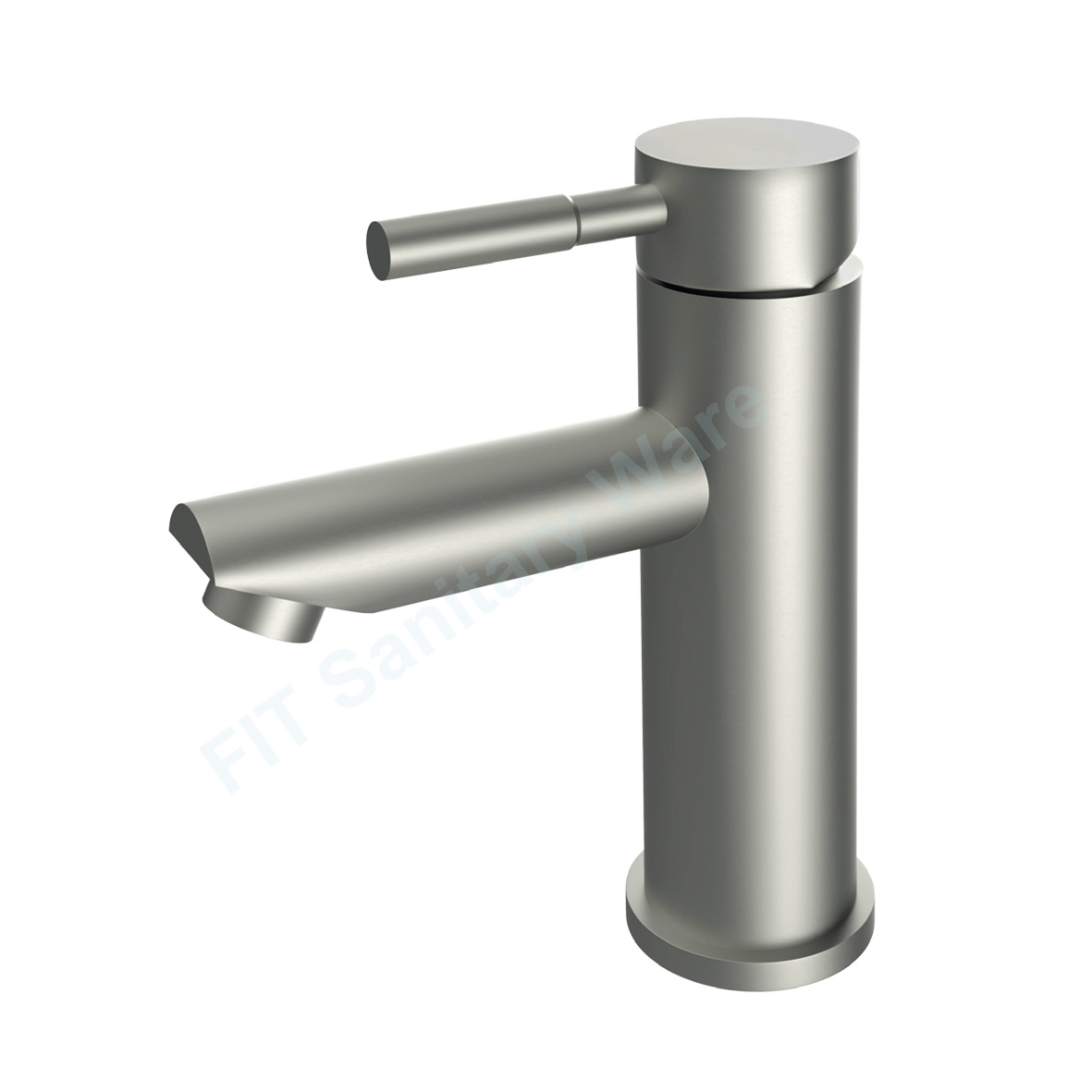 304 stainless steel Sanitary Ware Factory Square Water Tap Basin Faucet