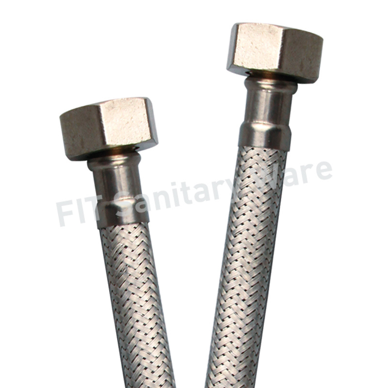 Aluminium Braided Hose with Brass Insert