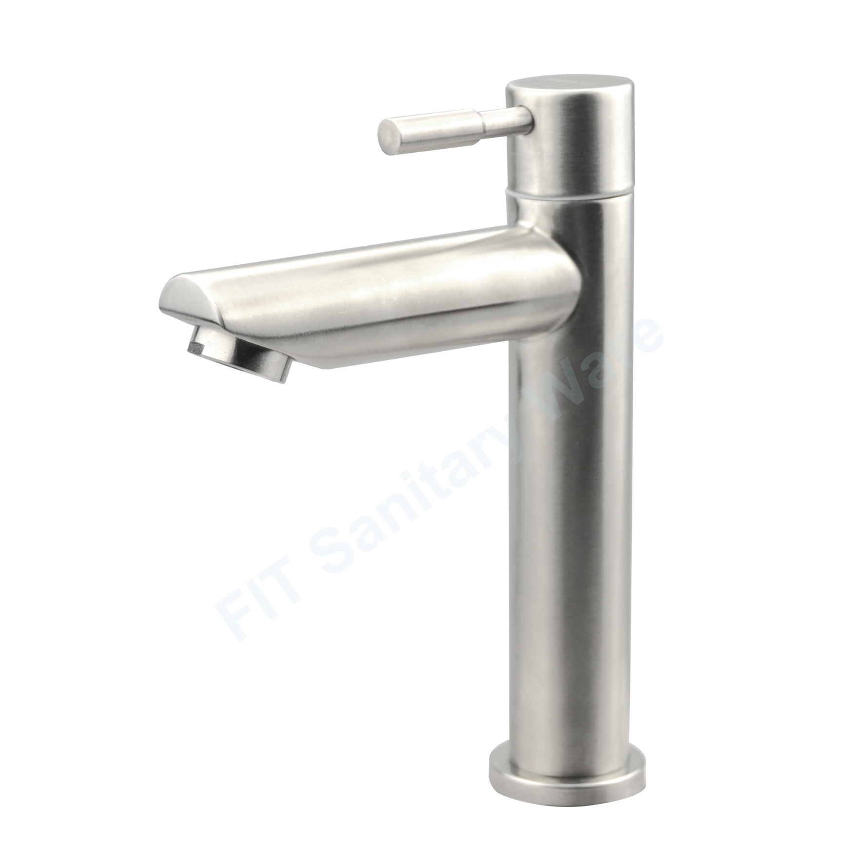 High Quality 304 Stainless Steel Black Soft Pipe Single Cold Tap basin faucet