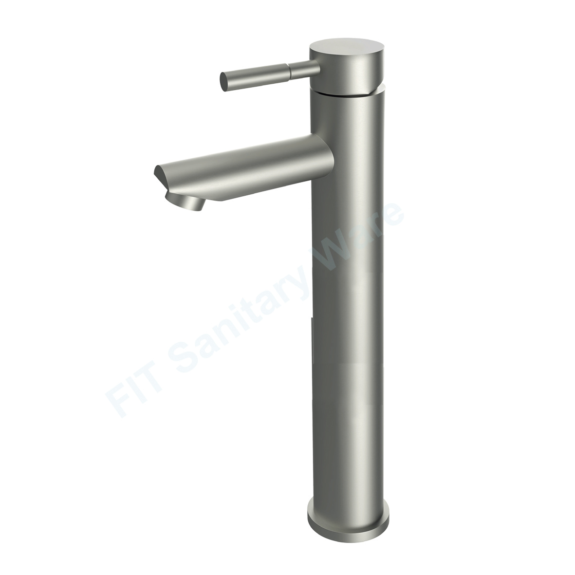 304 stainless steel Sanitary Ware Factory Square Water Tap High Basin Faucet
