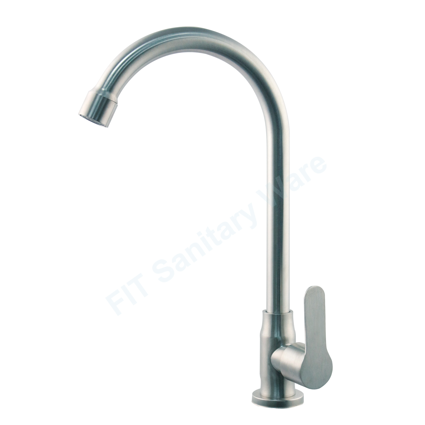 factory 304 Stainless Steel Black Soft Pipe Single Cold Tap