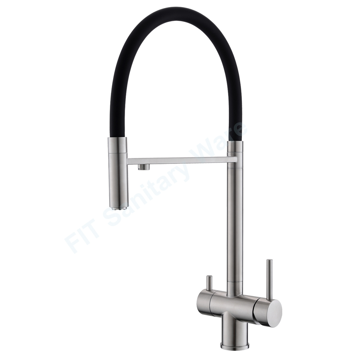 Stainless steel high Quality black Pure Water Tap Kitchen Faucet