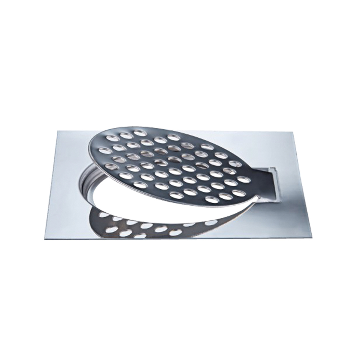 Modern Square Shower Drain with 304 Stainless Steel Strainer