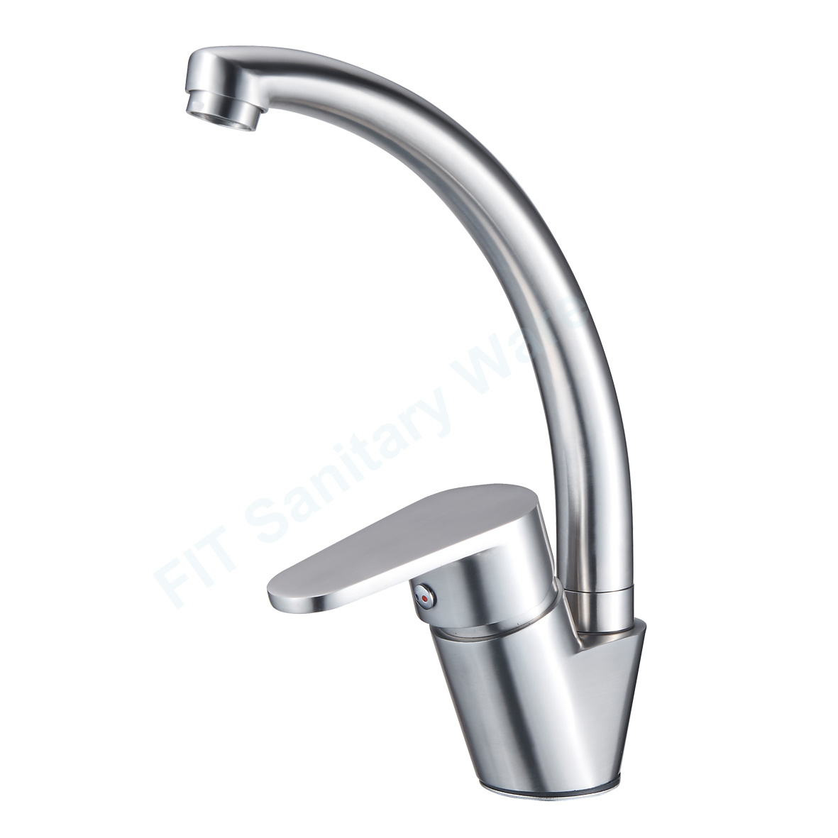 304 stainless steel Sanitary Ware Factory Square Water Tap sink Faucet