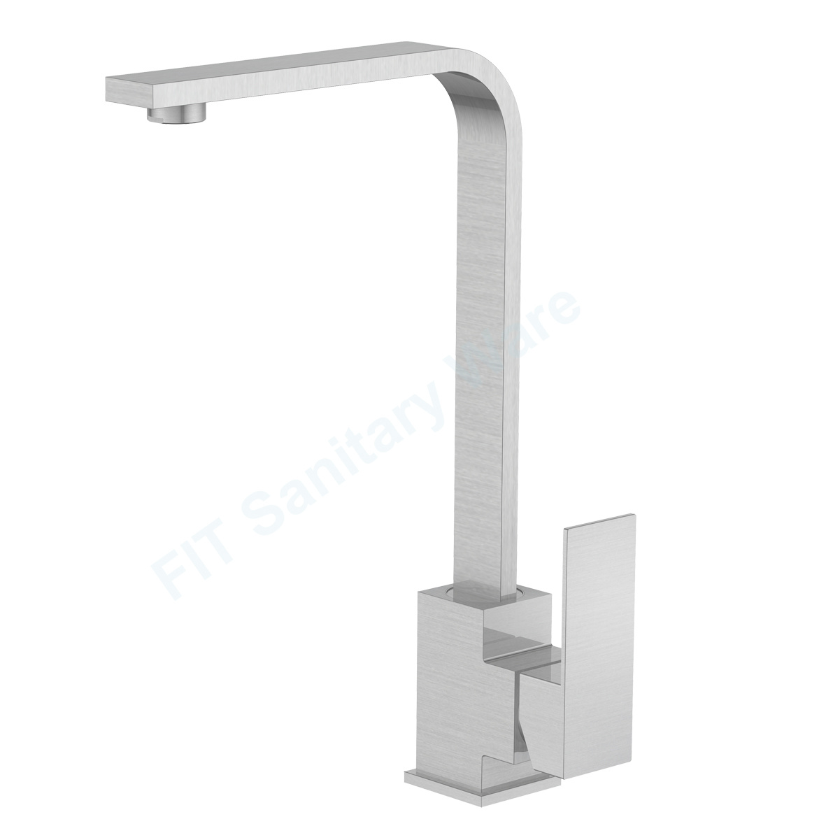 304 stainless steel Sanitary Ware Factory Square Water Tap sink Faucet