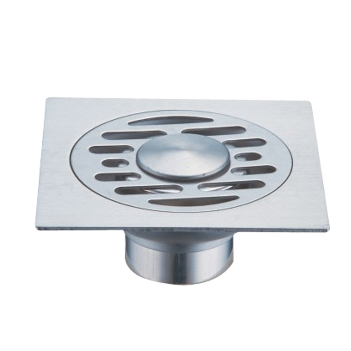 Stainless Steel 304 Square Shower Drain with Modern Strainer