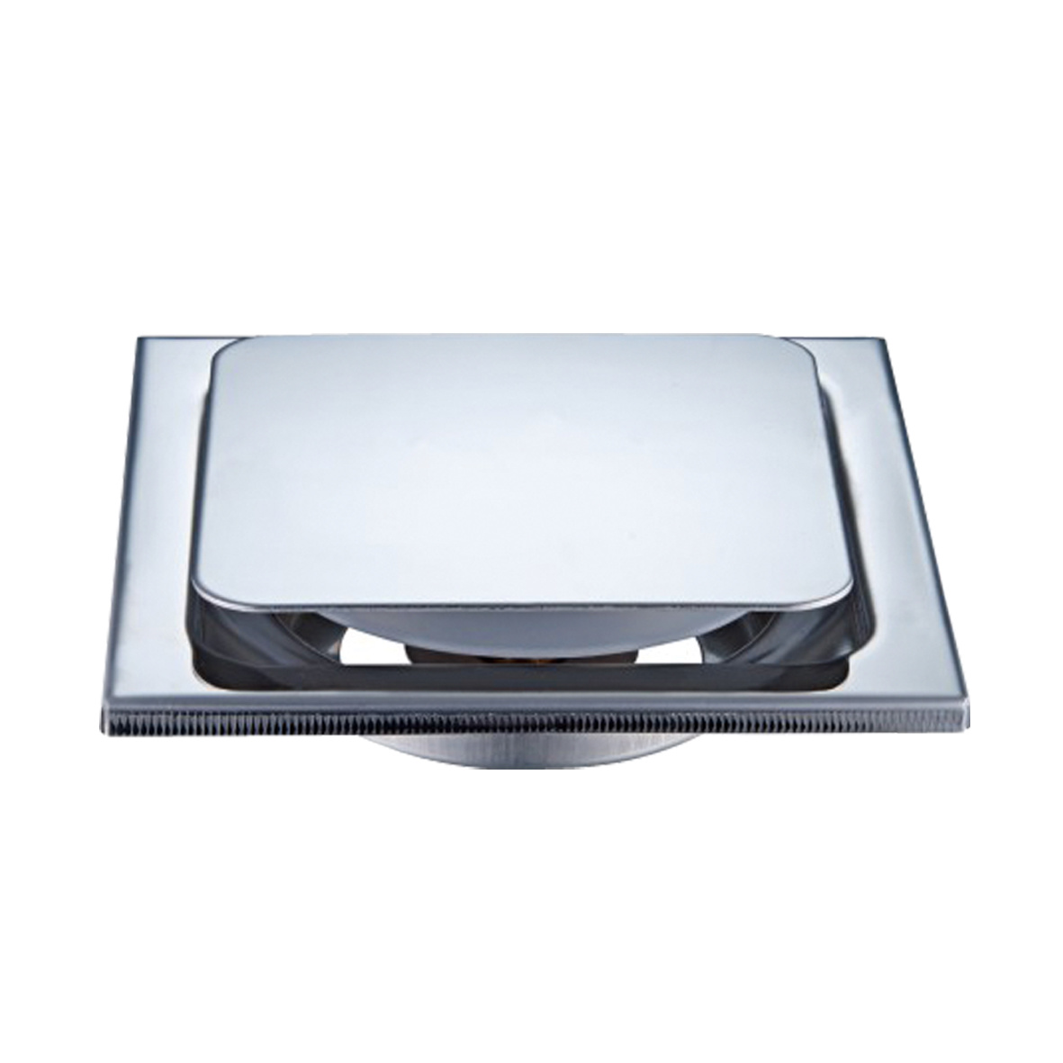 Square Strainer Shower Drain in Stainless Steel 304