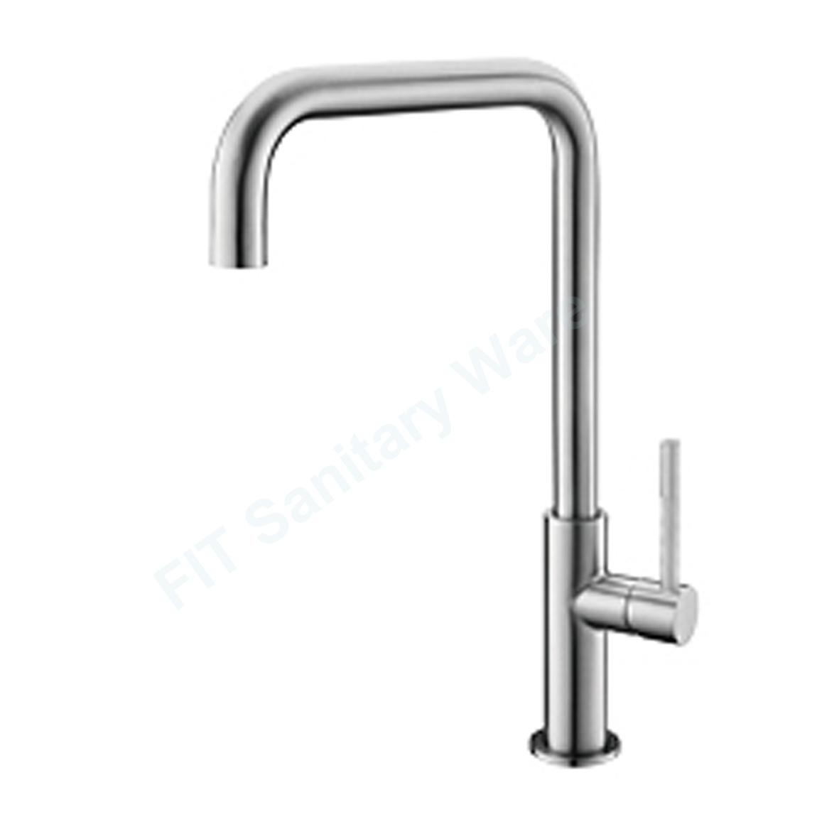 304 stainless steel Sanitary Ware Factory Square Water Tap sink Faucet