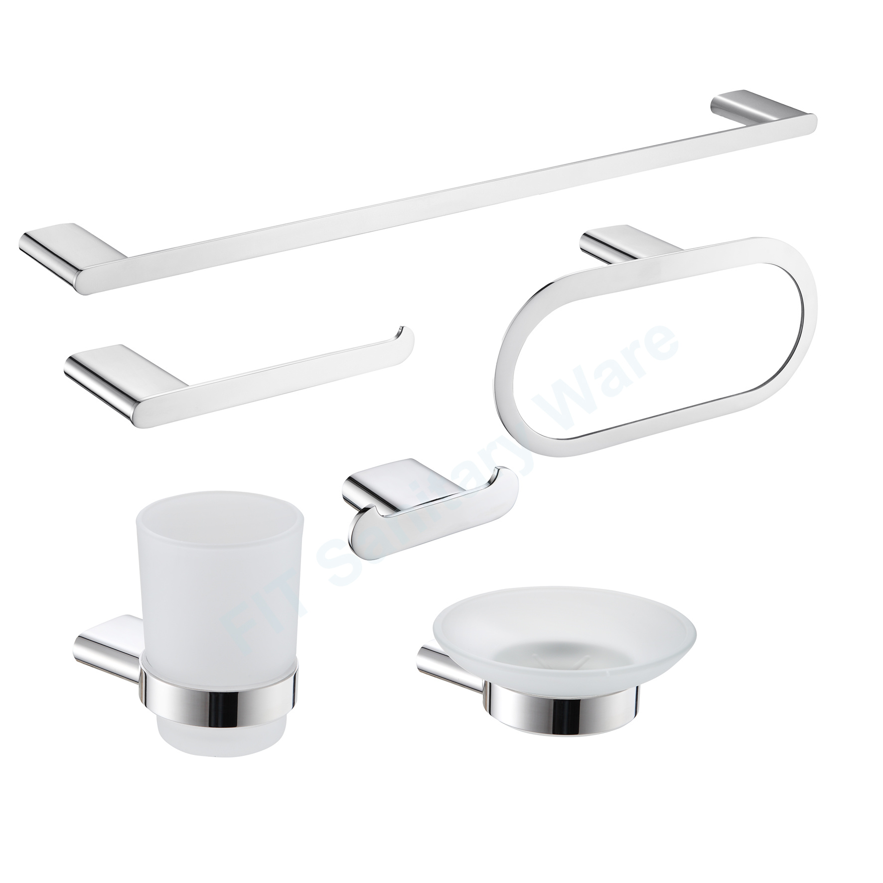 Modern Smart Shower Hotel Luxury 4PCS or 6PCS Bathroom Accessories China Factory