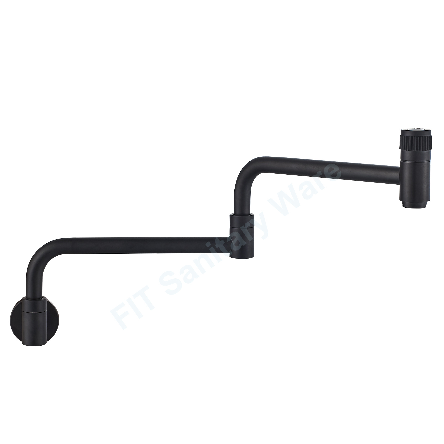 304 Stainless Steel Black Soft Pipe Single Cold Tap Mixer