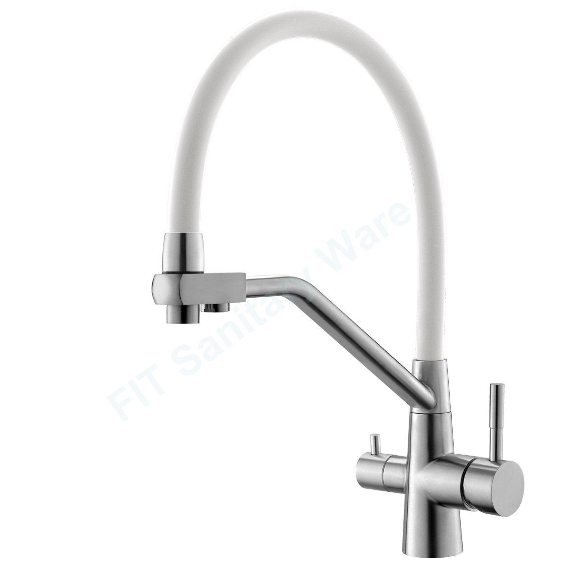 Double HandlePure Water Tap Sanitary Ware Faucet Factory