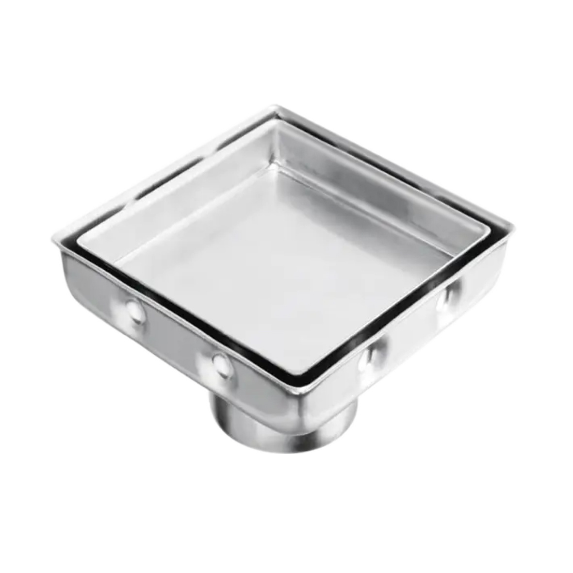 Stainless Steel 304 Square Shower Drain - Corrosion Resistant, Factory Direct