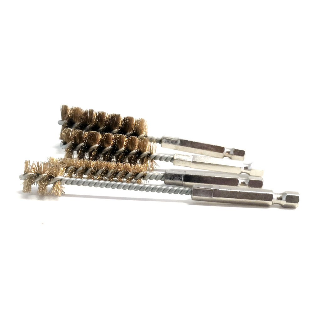 Brass hex head handle drill bit pipe cleaning kit