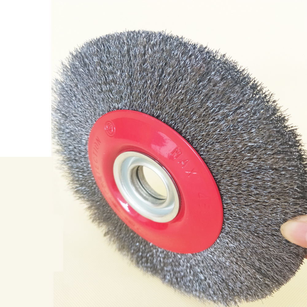 Wire brush for bench grinder