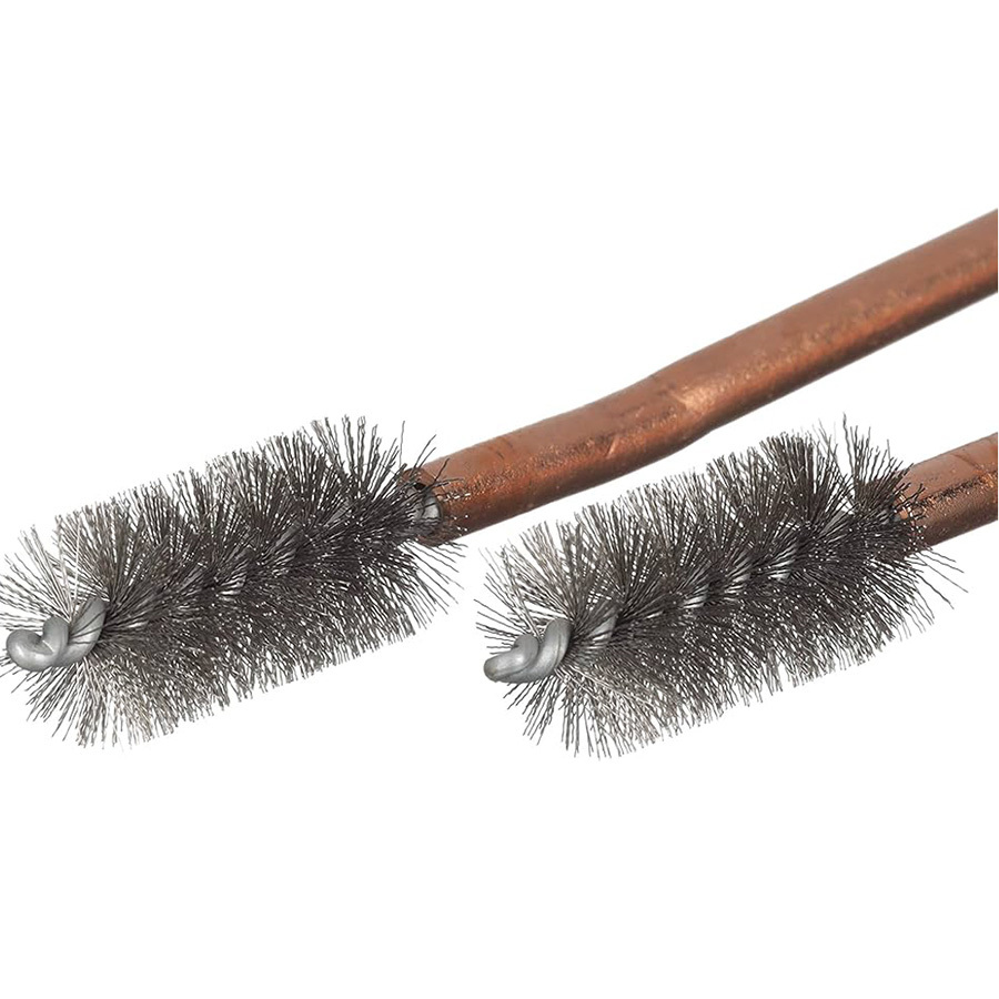 Steering tube cleaning brush