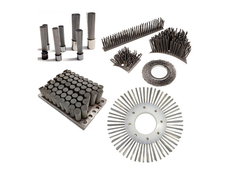 Pipeline inspection and cleaning brush