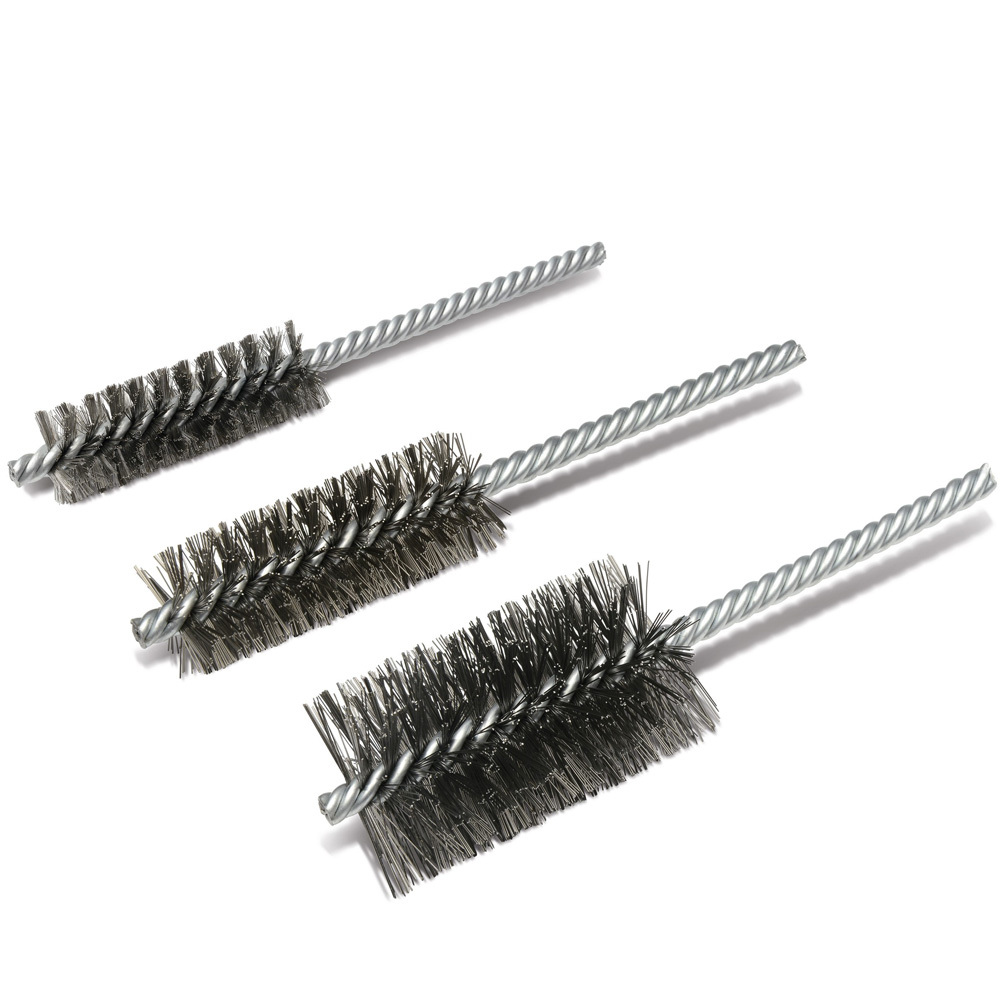 Double Stem Double Spiral Power Tube Brushes