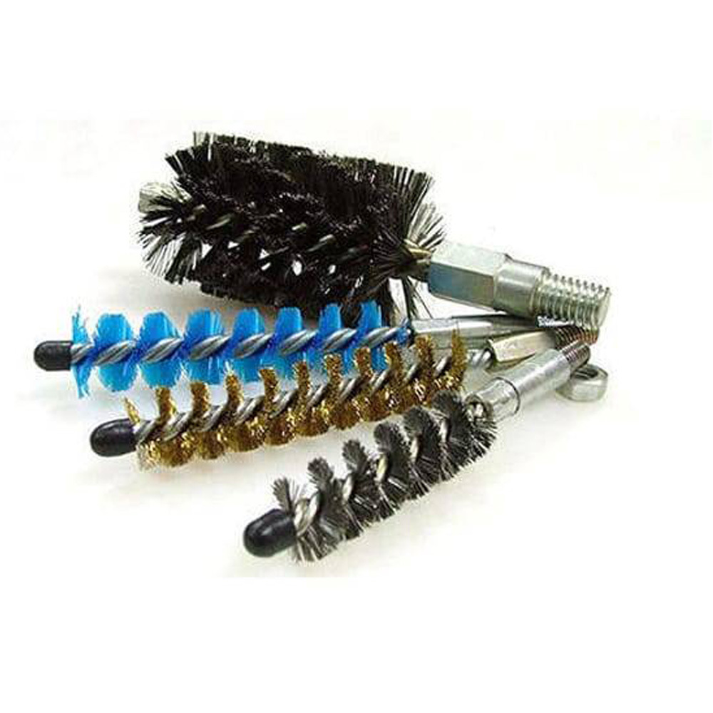 Heat exchanger cleaning brush