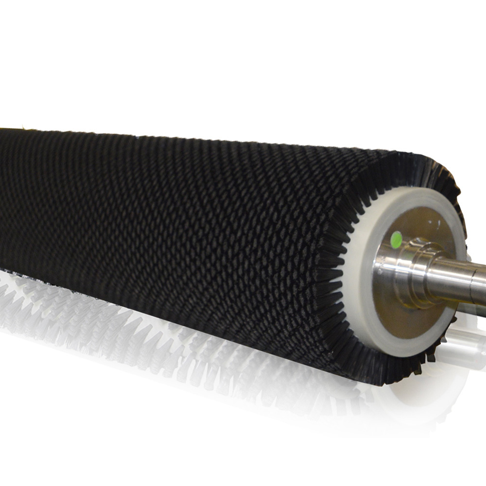 nylon bristle round industrial roller cleaning brush
