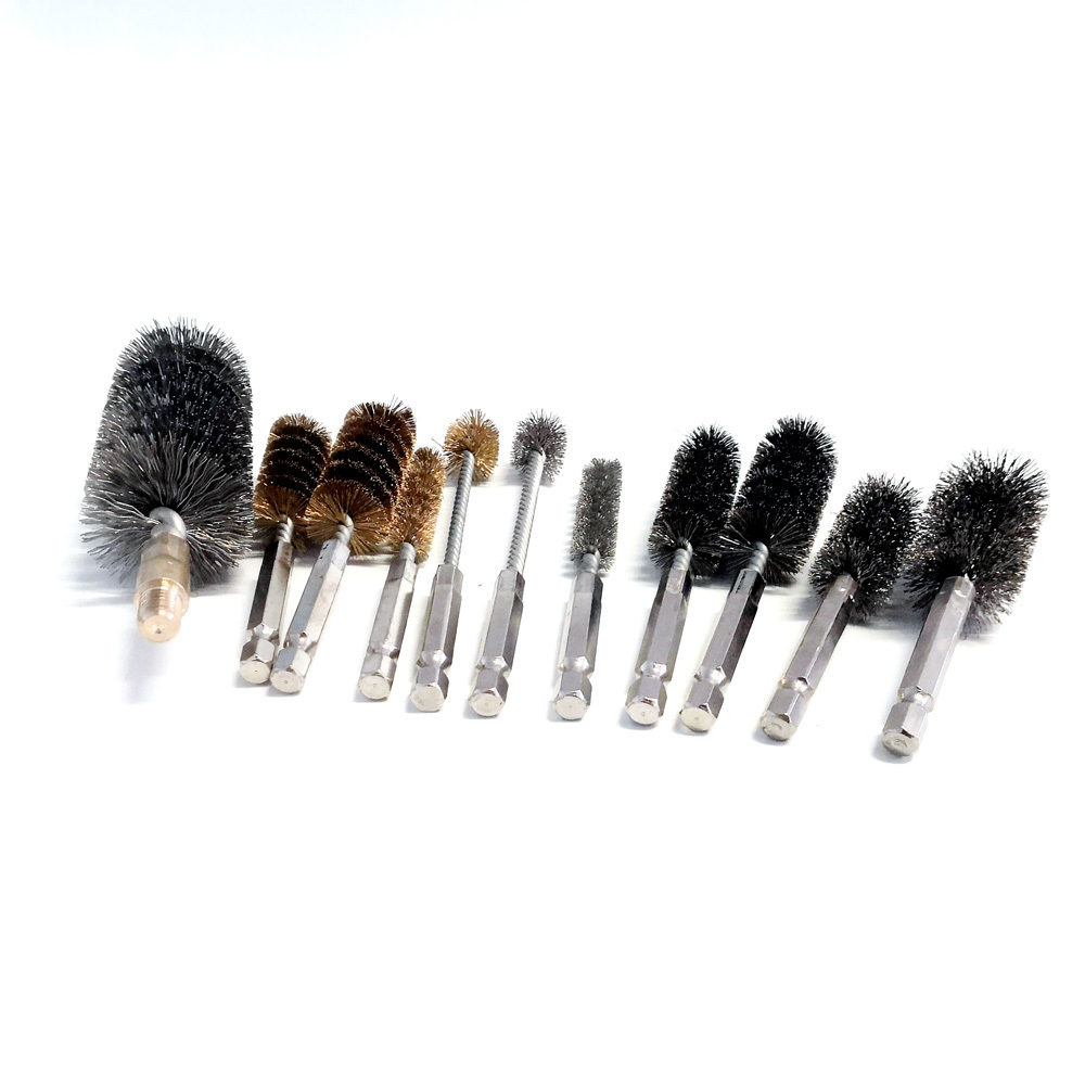 Power tube cleaning brush