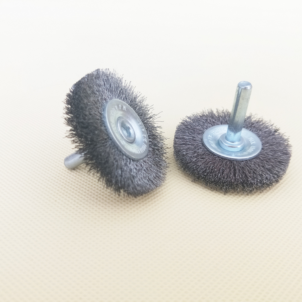 Stainless steel wire mandrel mounted brush