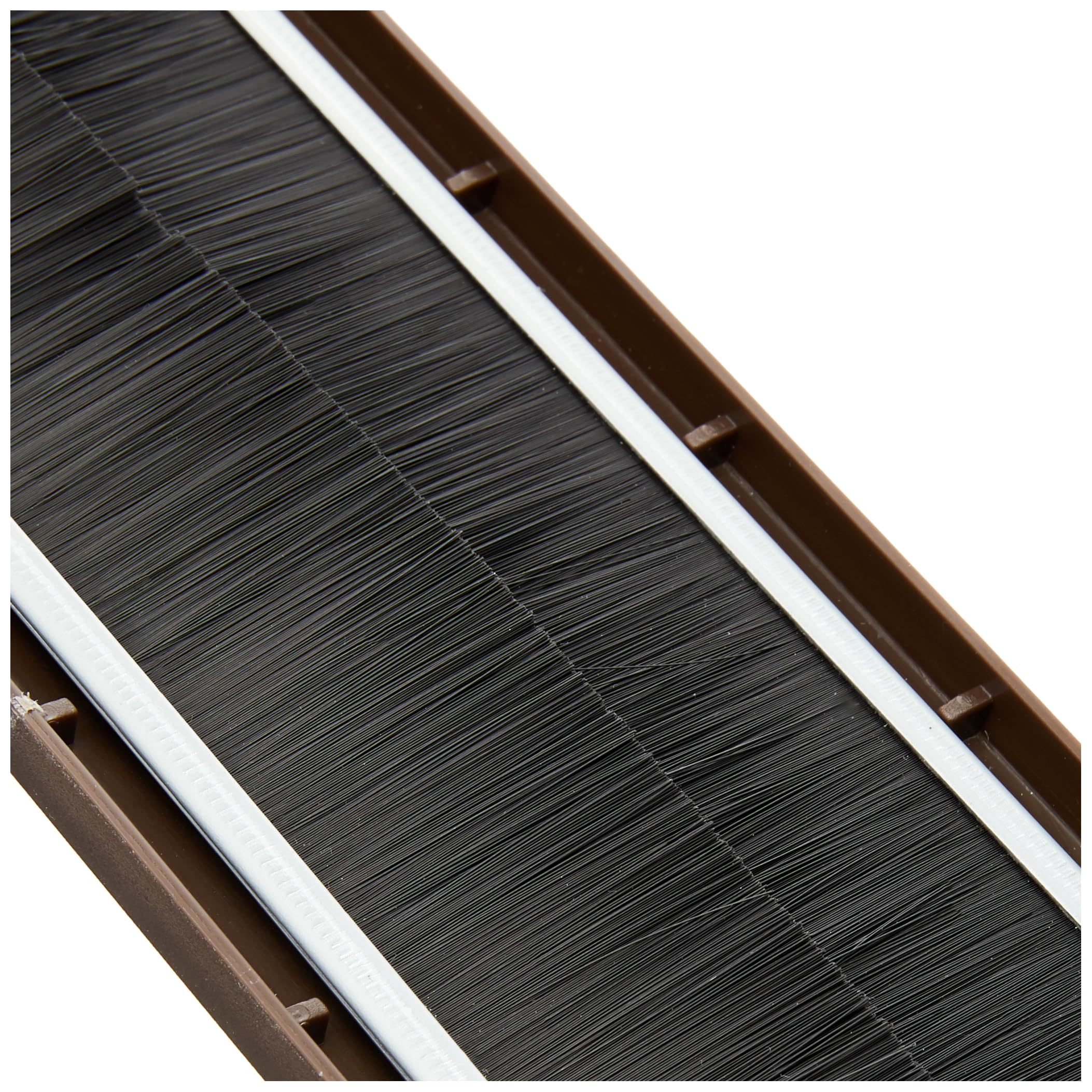 Mail slot brush strip