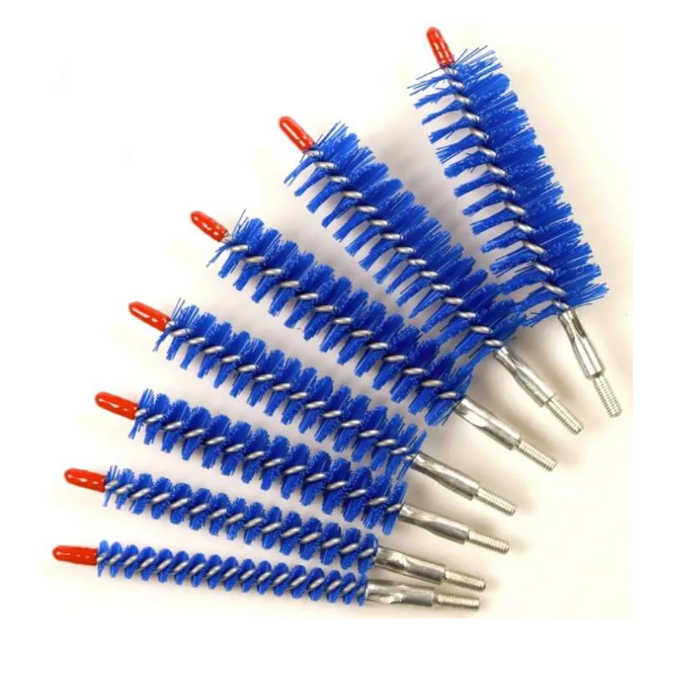 Cooler tube cleaning brushes