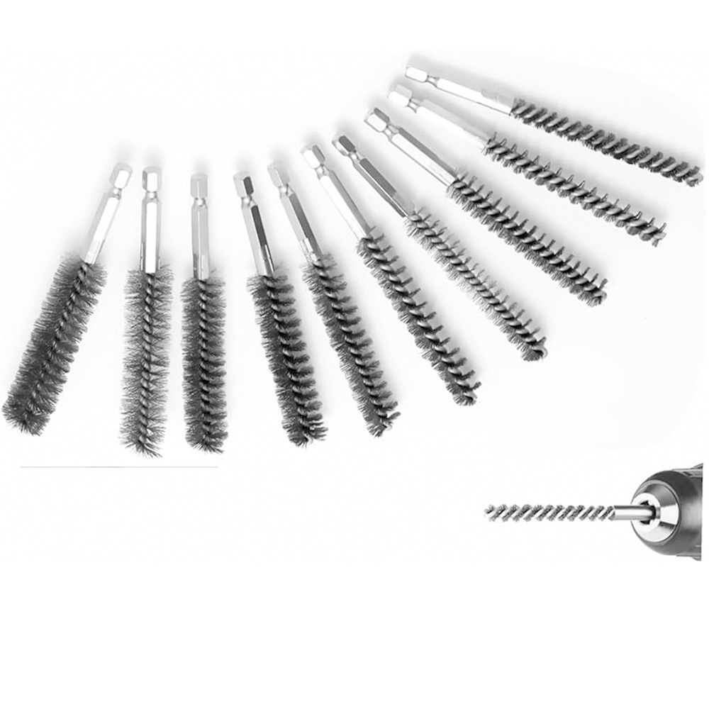 bore brush drill attachment