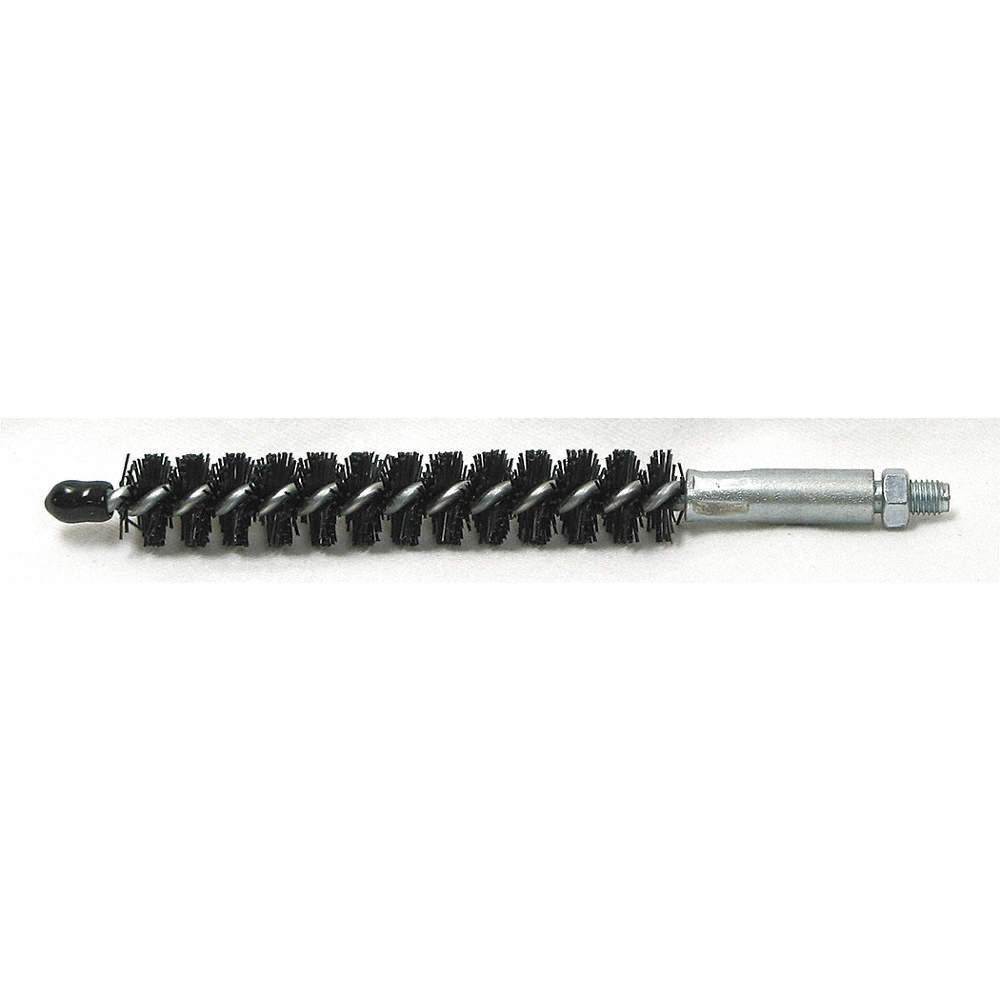 Black nylon condenser tube cleaning brush