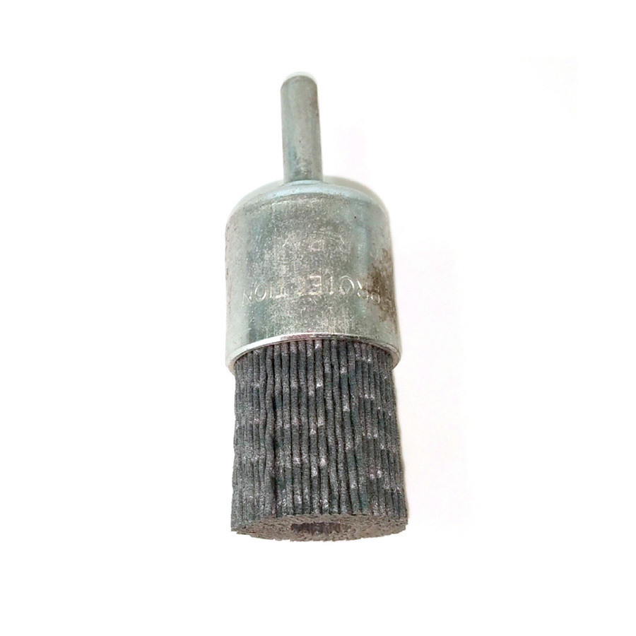 SIC abrasive nylon end brush