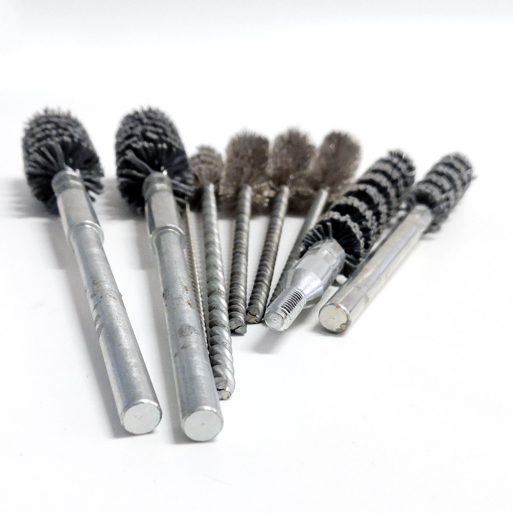 Power burr tube brush