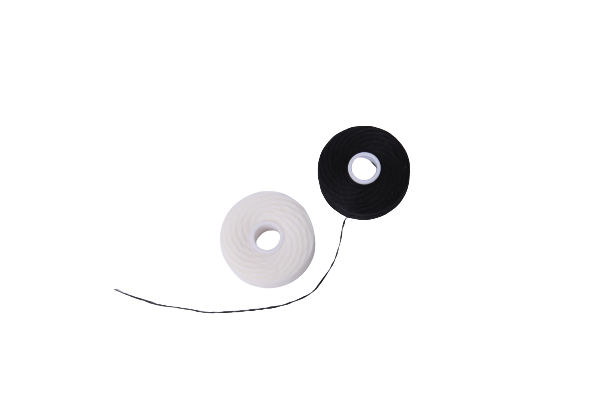 Bamboo charcoal dental floss