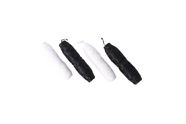Shuttle-shaped dental floss yarn
