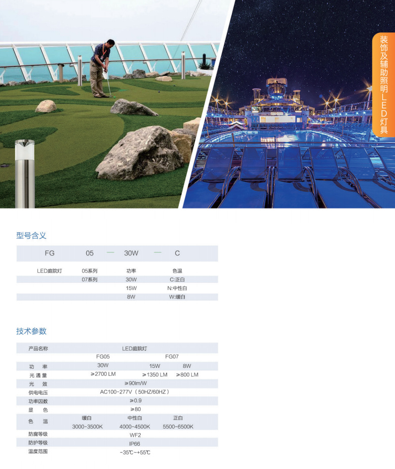 FG05/07系列 8/15/30W