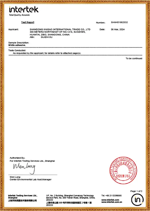 Certificates