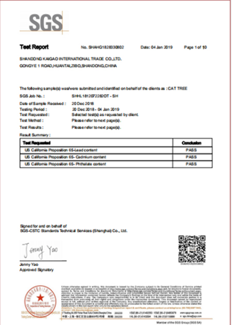 Certificates