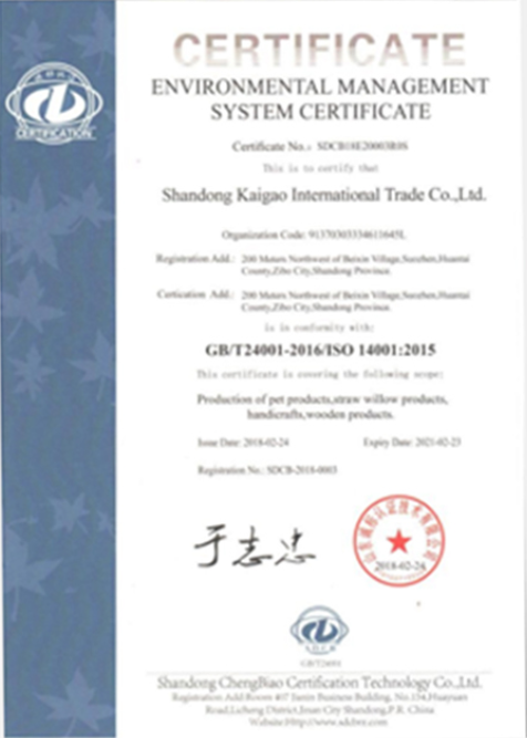 Certificates