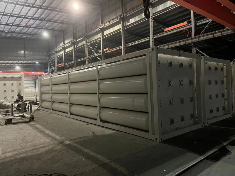 Tube bundle container (For gas stations)