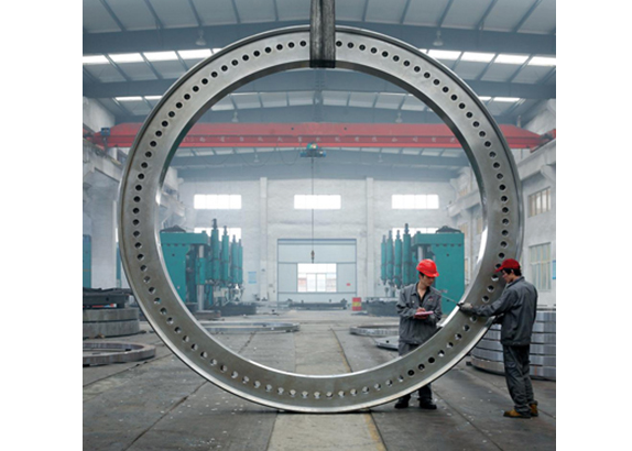 Wind tower connection flange
