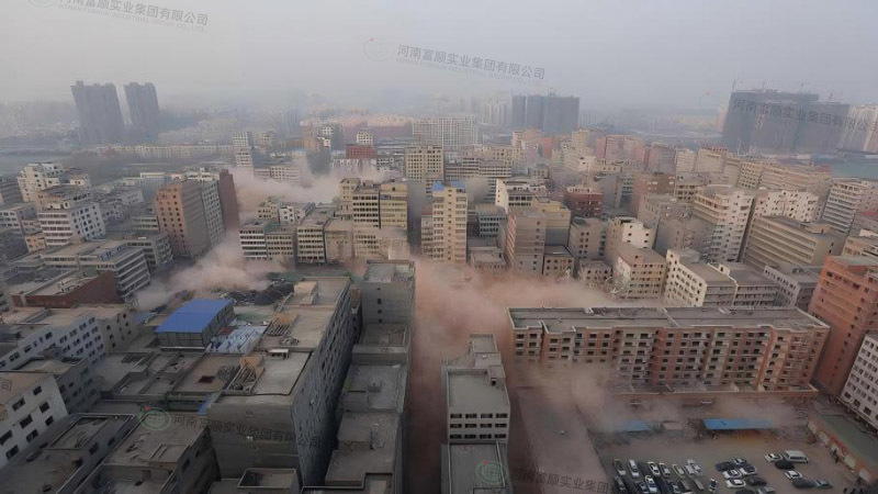 鄭州市金水區(qū)陳砦村爆破拆除工程