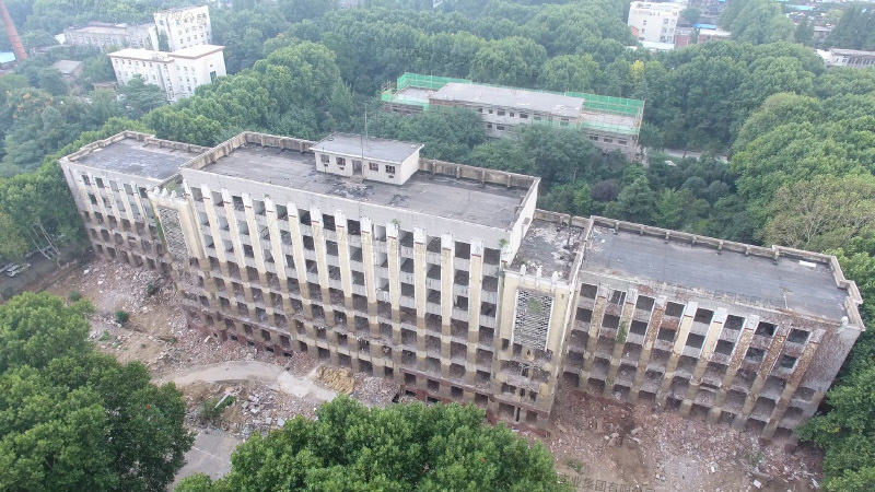 淮南市原市政府辦公樓爆破拆除工程