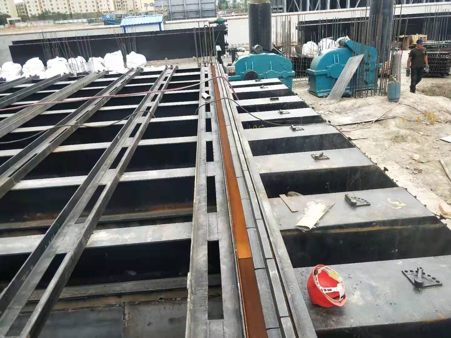 160噸橫梁爐排施工