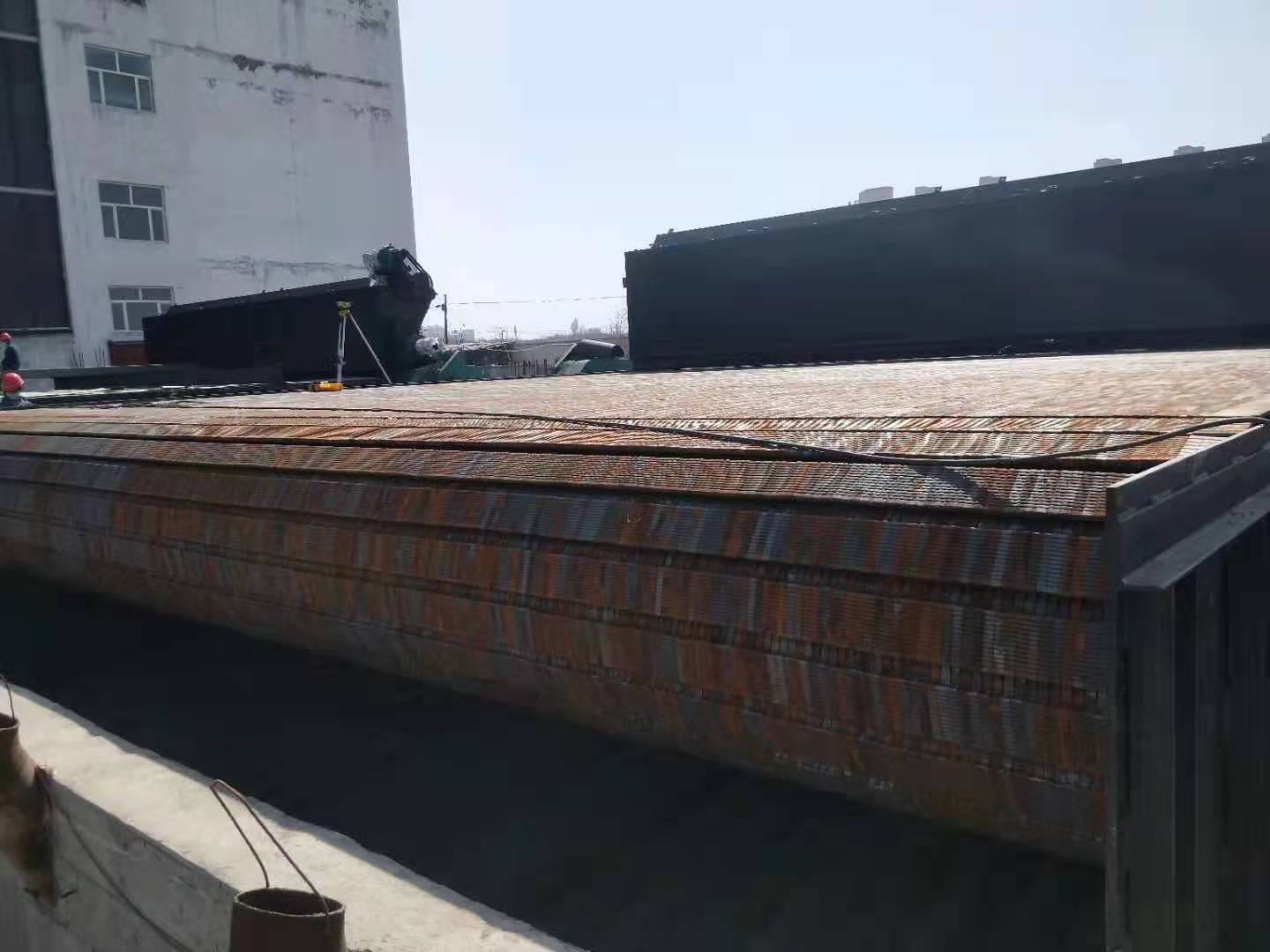 140噸橫梁爐排安裝