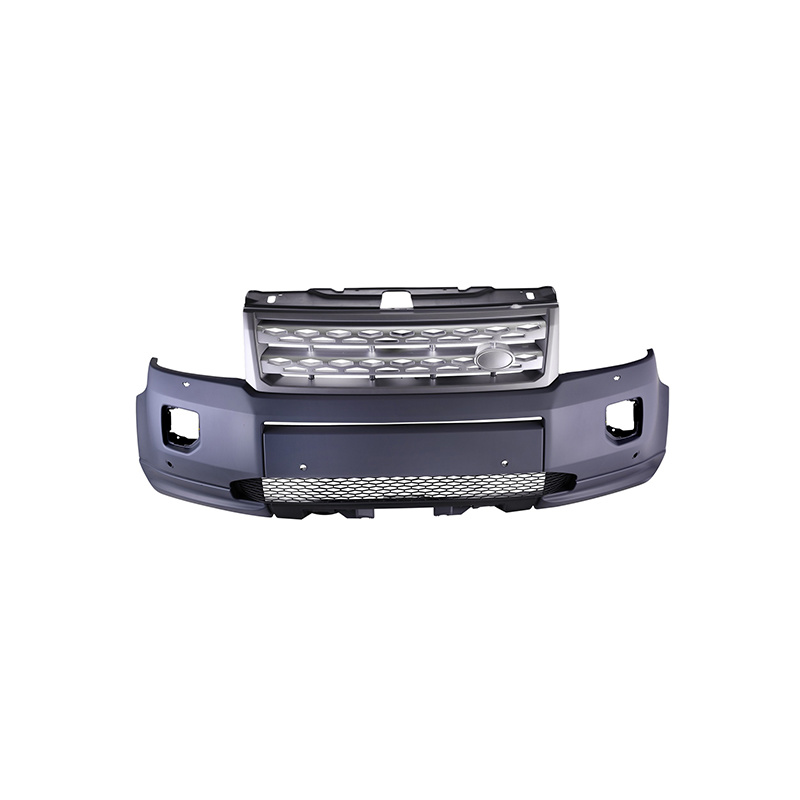 Front Bumper with radar,spray holes(silver grille),primed