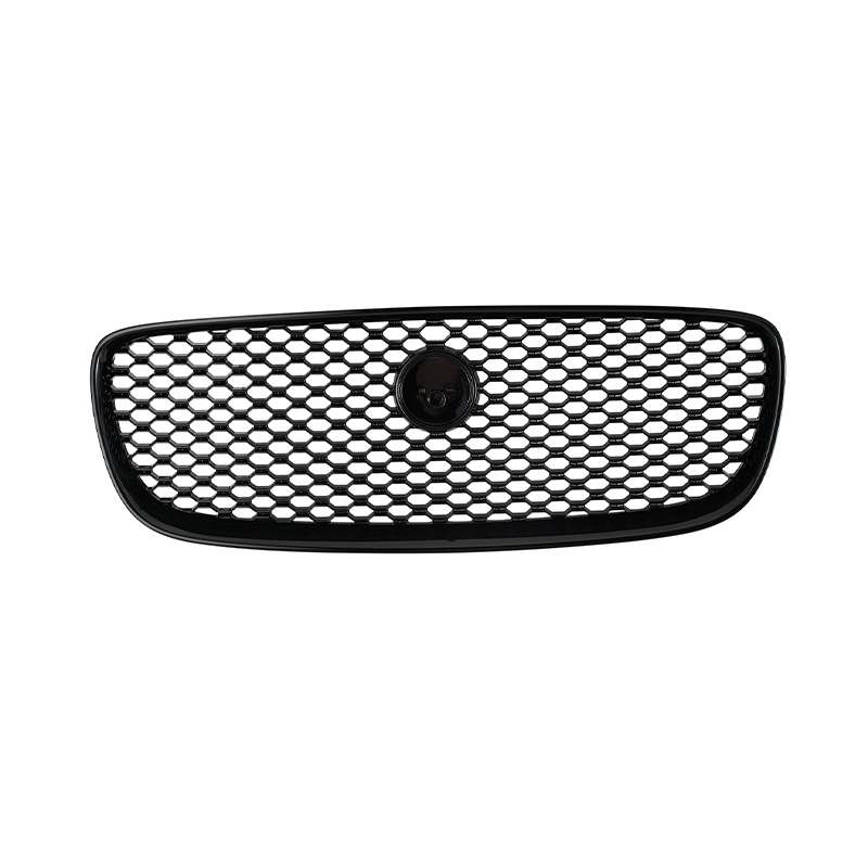 Grille gloss black round hole
