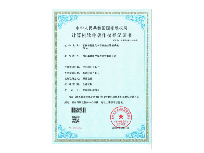 泰鵬智能燃?xì)獗頎I(yíng)業(yè)綜合管理系統(tǒng)V1.0