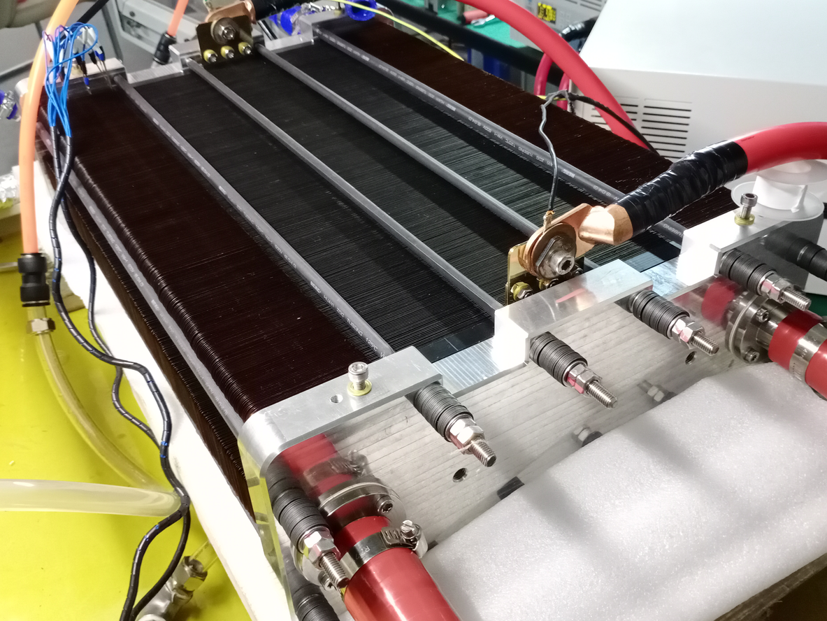 80kW metal bipolar plate stack