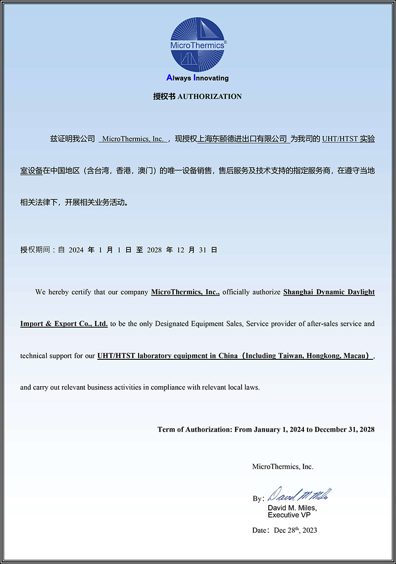 Letter of Authorization